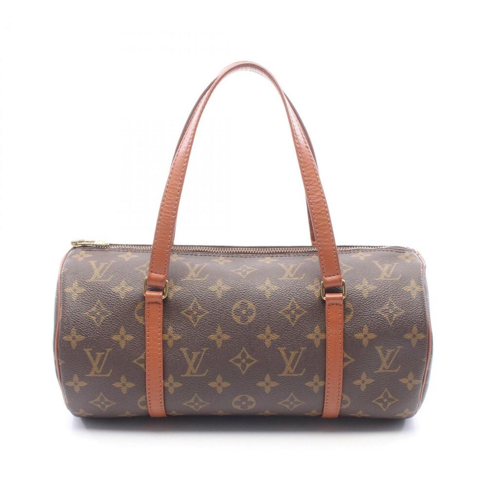 LOUIS VUITTON Brown Monogram Leather Papillon 30 Bag